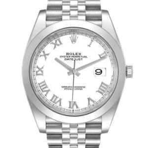 Rolex Datejust m126300-0016 41MM White Dial Silver-tone Case