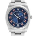 Rolex Air-king 114200BLAO 36MM Blue Dial Silver-tone Case