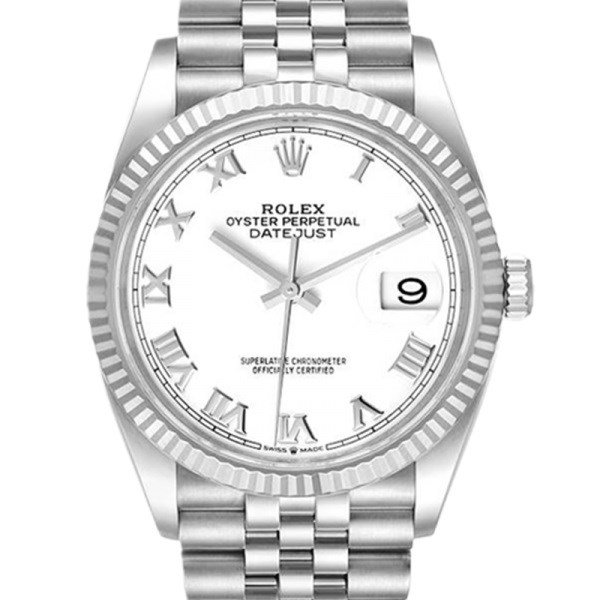 Rolex Datejust 126234WRJ 36MM White Dial Silver-tone Case