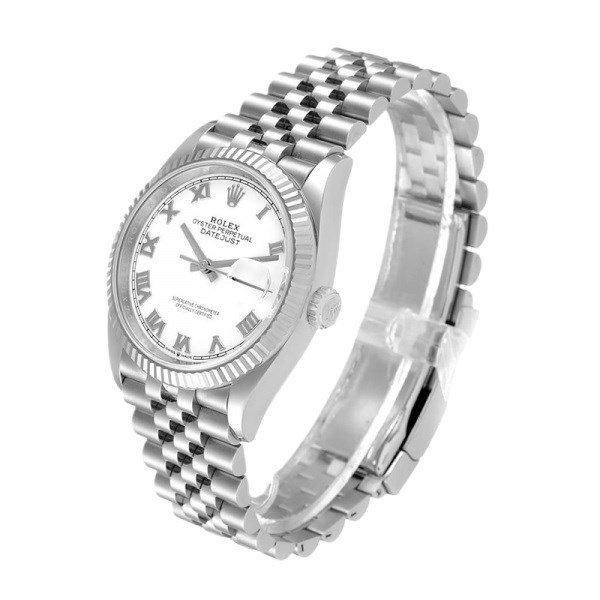 Rolex Datejust 126234WRJ 36MM White Dial Silver-tone Case - Image 3