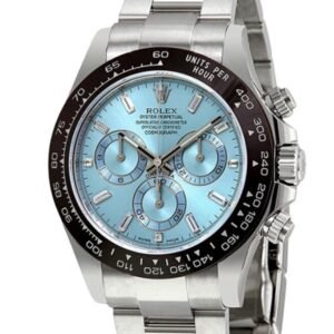 Rolex Daytona 116506IBLDO 40MM Ice Blue Dial Silver-tone Case