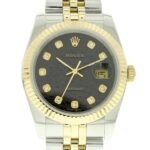 Rolex Datejust 116233-0208 36MM Black Dial Silver-tone Case