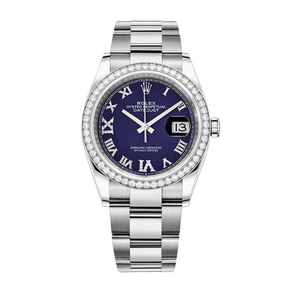 Rolex Datejust m126284rbr-0014 36MM Blue Dial Silver-tone Case - Image 2