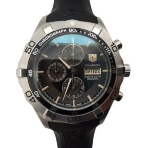 Tag Heuer Aquaracer 43mm Men??s AquaracerBKSB006 Stainless Steel Black Dial
