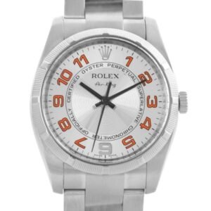 Rolex Air-king 114210SAO 36MM Silver Dial Silver-tone Case