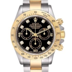 Rolex Daytona 116523BKDO 40MM Black Dial Silver-tone Case