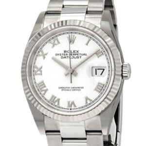 Rolex Datejust 126234WRO 36MM White Dial Silver-tone Case