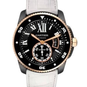 Cartier Calibre de Cartier 42mm Men??s W2CA0004 Leather Strap