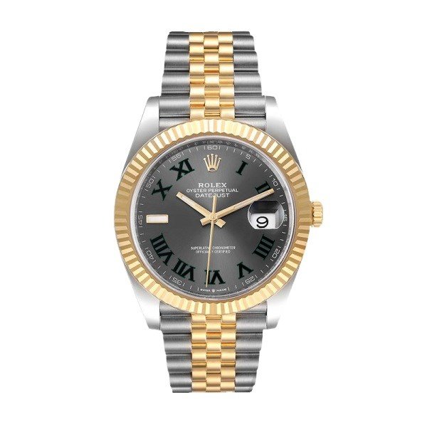 Rolex Datejust m126333-0020 41MM Wimbledon Dial Silver-tone Case - Image 2