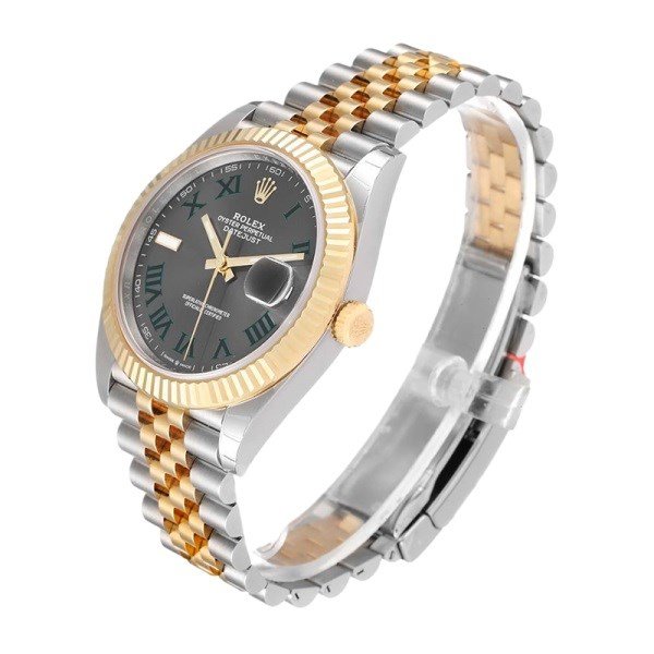 Rolex Datejust m126333-0020 41MM Wimbledon Dial Silver-tone Case - Image 3