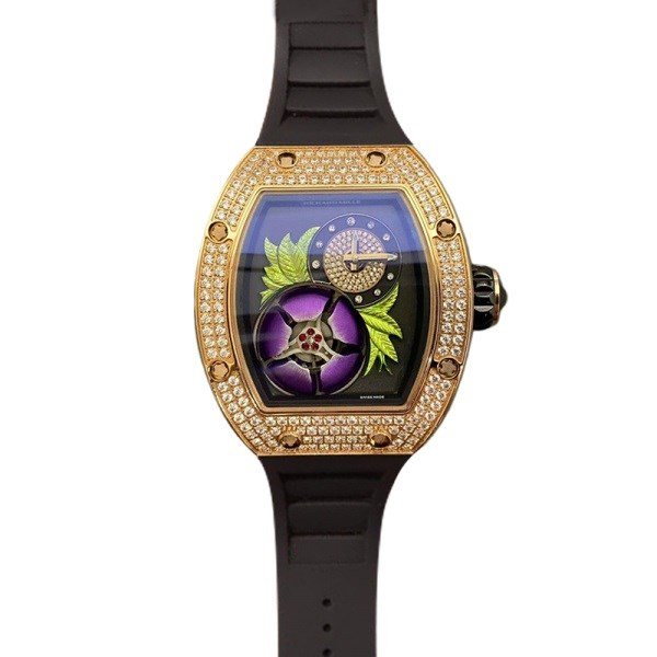 Richard Mille RM19-02 Hand Wind Men Rubber Band Flowers Dial - Image 2