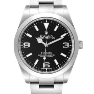 Rolex Explorer m214270-0003 40MM Black Dial Silver-tone Case