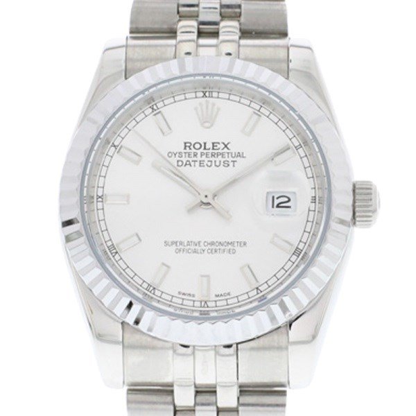 Rolex Datejust 116234WSJ 41MM White Dial Silver-tone Case