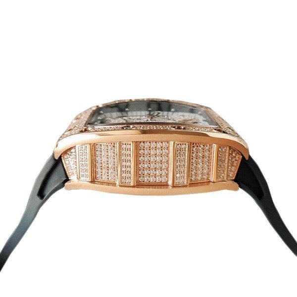 Richard Mille RM52-02 Mechanical Men Rubber Band Horse Dial Diamond Bezel - Image 3