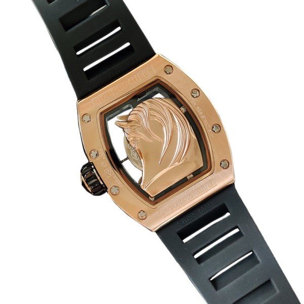 Richard Mille RM52-02 Mechanical Men Rubber Band Horse Dial Diamond Bezel - Image 4