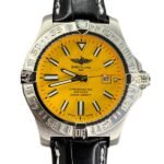Breitling Avenger 46mm A17319 Men??s Stainless Steel Yellow Dial