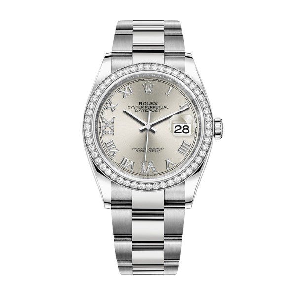 Rolex Datejust m126284rbr-0022 36MM Silver Dial Silver-tone Case - Image 2