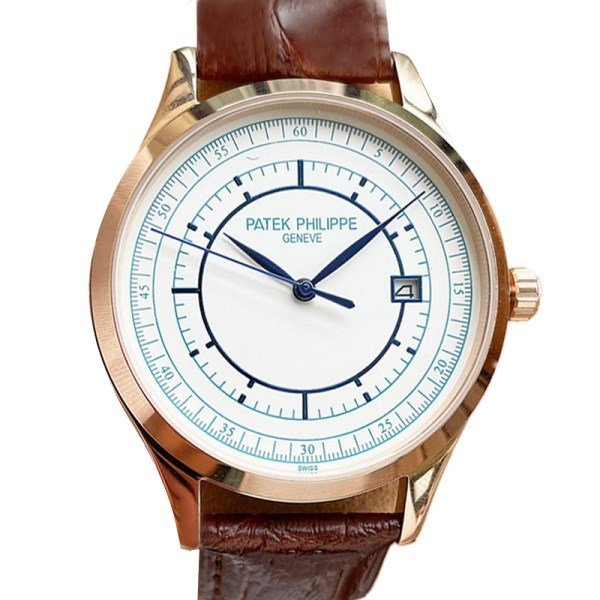 Patek Philippe Calatrava Men??s 40mm 5296R-001 Asian Automatic Leather Strap