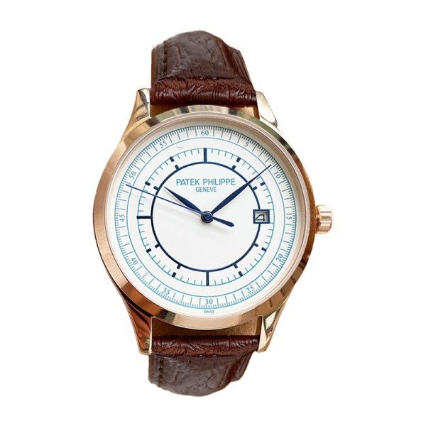 Patek Philippe Calatrava Men??s 40mm 5296R-001 Asian Automatic Leather Strap - Image 2
