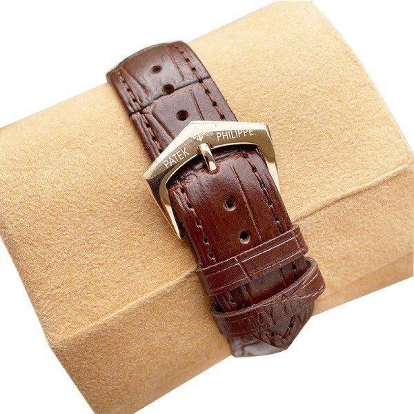 Patek Philippe Calatrava Men??s 40mm 5296R-001 Asian Automatic Leather Strap - Image 4