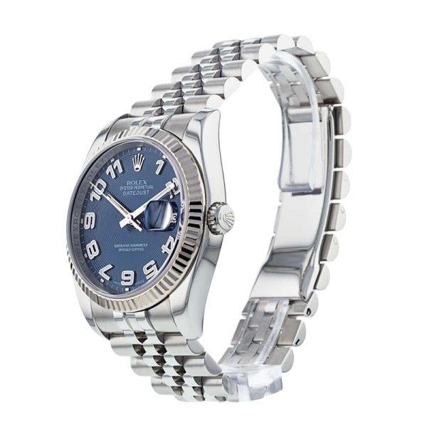 Rolex Datejust 116234BLCAJ 36MM Blue Concentric Dial Silver-tone Case - Image 3