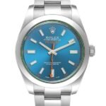 Rolex Milgauss m116400gv-0002 40MM Blue Dial Silver-tone Case