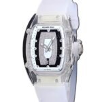 Richard Mille RM 07-02 Ladies Automatic Watch White With Diamonds Dial Rubber Band