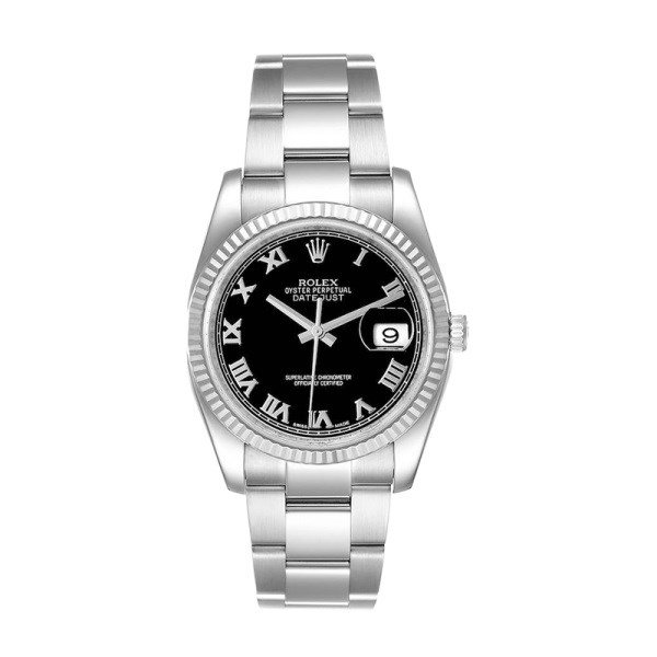 Rolex Datejust 116234BKRO 36MM Black Dial Silver-tone Case - Image 2