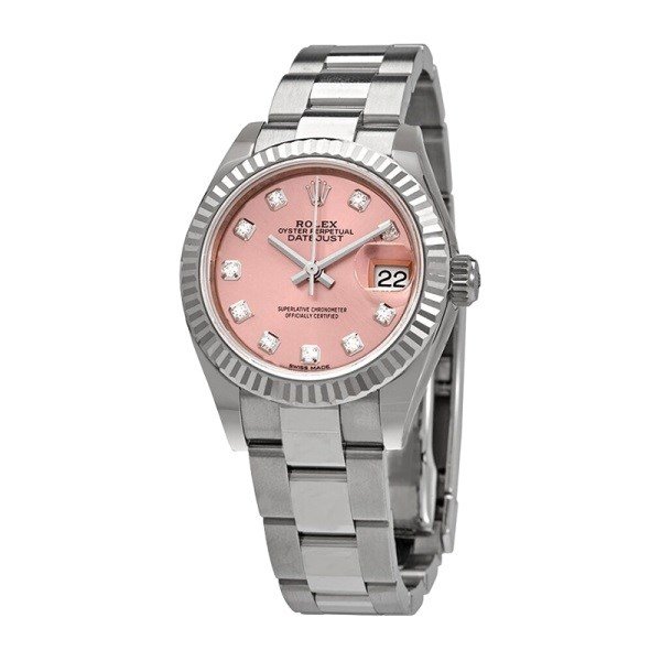 Rolex Datejust m279174-0004 28MM Pink Dial Silver-tone Case - Image 2