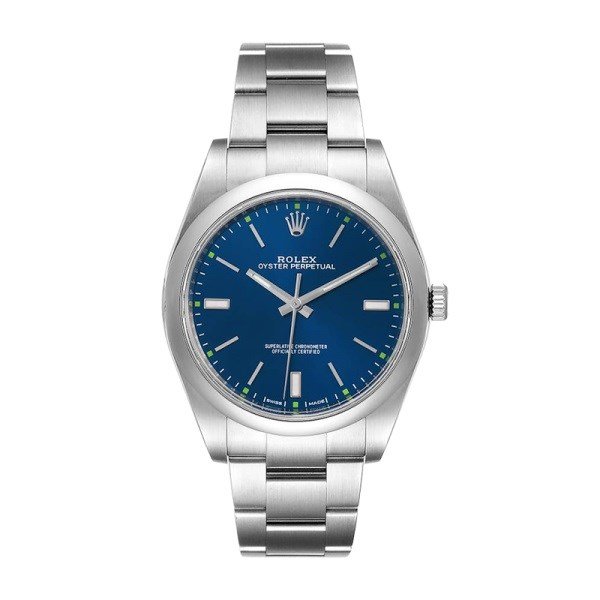 Rolex Oyster Perpetual m114300-0002 41MM Blue Dial Silver-tone Case - Image 2