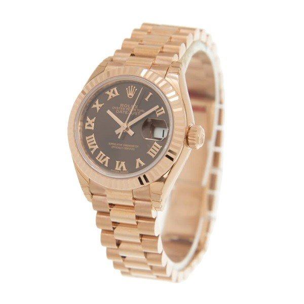 Rolex Datejust m279175-0014 28MM Chocolate Dial Rose Gold-tone Case - Image 3