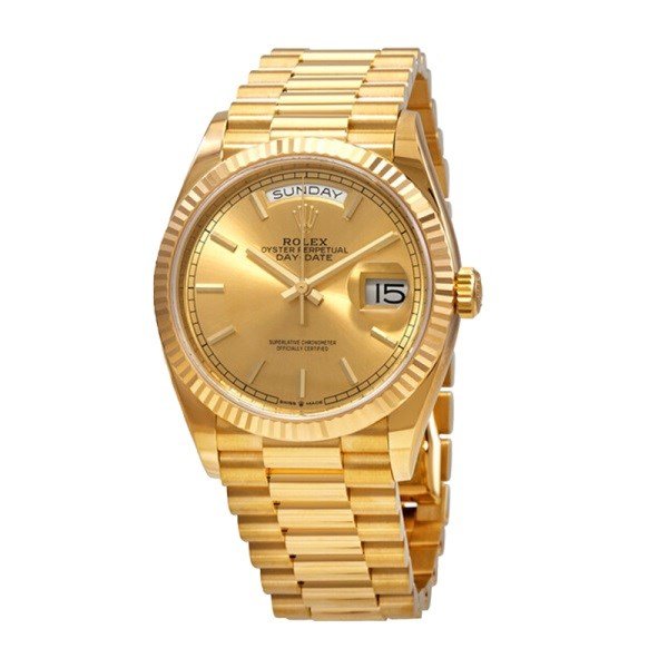 Rolex Day-date m128238-0045 36MM Black Dial Gold-tone Case - Image 2