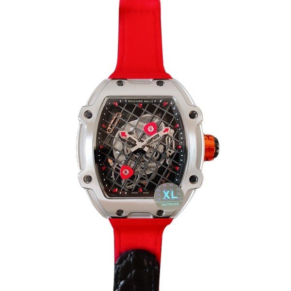 Richard Mille RM27-04 Men Mechanical Transparent Dial Nylon Strap Stainless Steel - Image 5