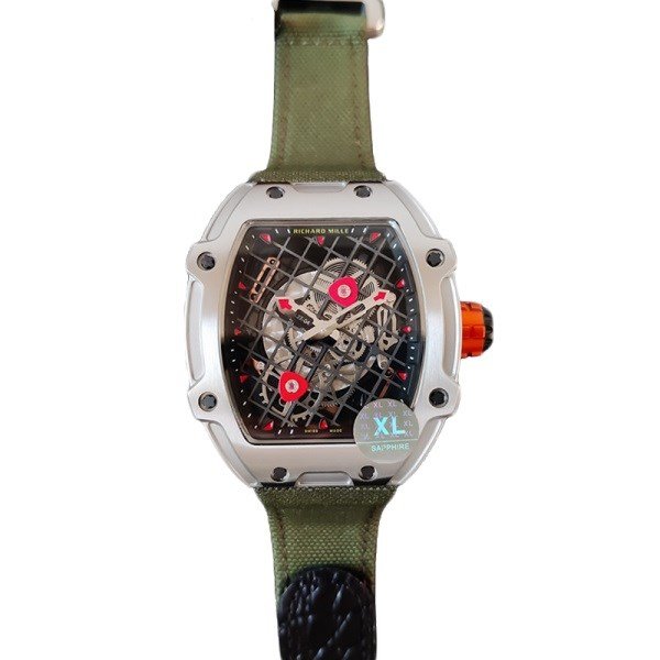 Richard Mille RM27-04 Men Mechanical Transparent Dial Nylon Strap Stainless Steel - Image 8