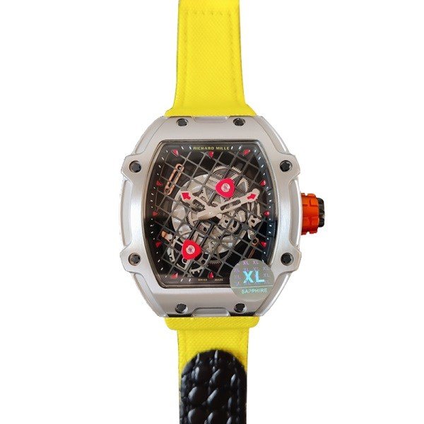 Richard Mille RM27-04 Men Mechanical Transparent Dial Nylon Strap Stainless Steel - Image 9