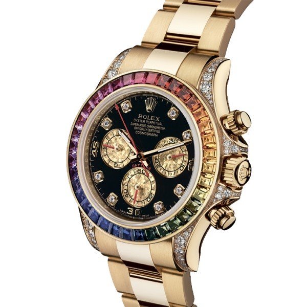 Rolex Daytona 116598RBOW 40MM Black Dial Gold-tone Case - Image 3