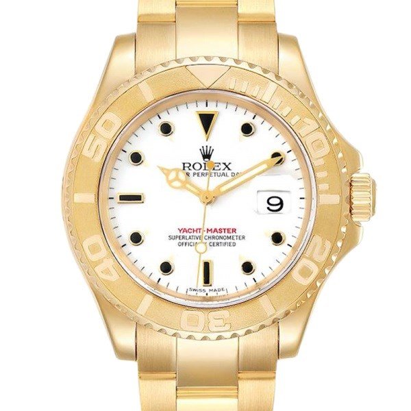 Rolex Yacht-master 16628WSO 40MM White Dial Gold-tone Case
