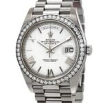 Rolex Day-Date 228349WRP 40MM White Dial Silver-tone Case