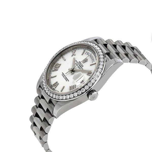 Rolex Day-Date 228349WRP 40MM White Dial Silver-tone Case - Image 3