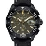 Tag Heuer Aquaracer 43mm Men CAY218A-001 Green Dial Stainless Steel