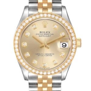 Rolex Datejust m278383rbr-0026 31MM Champagne Dial Silver-tone Case