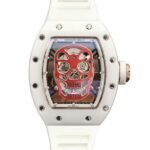 Richard Mille RM52-01 Men Mechanical Watch Red Skull Dial