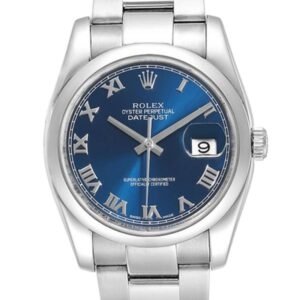 Rolex Datejust 116200BLRO 36MM Blue Dial Silver-tone Case
