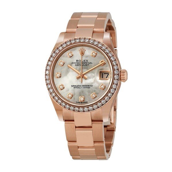 Rolex Datejust m278285rbr-0011 31MM Mother of Pearl Dial Rose Gold-tone Case - Image 2