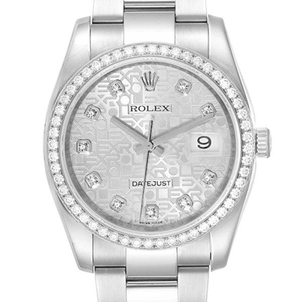 Rolex Datejust 116244SJDO 36MM Silver Dial Silver-tone Case