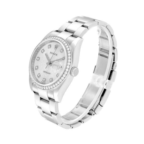 Rolex Datejust 116244SJDO 36MM Silver Dial Silver-tone Case - Image 3