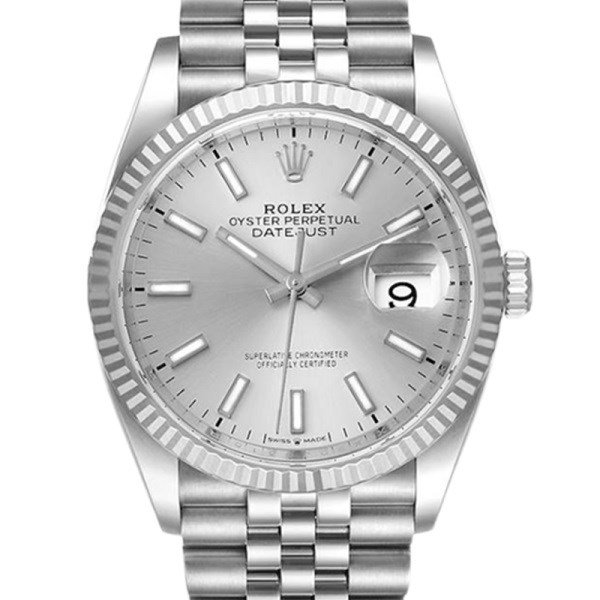 Rolex Datejust 126234SSJ 36MM Silver Dial Silver-tone Case