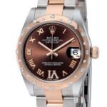 Rolex Datejust 178341-72161 31MM Chocolate Dial Rose Gold-tone Case
