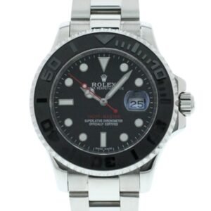 Rolex Yacht-master 116622BKSO 40MM Black Dial Silver-tone Case