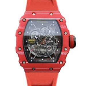 Richard Mille RM35-02 Men Mechanical Ceramics Bezel Transparent Dial
